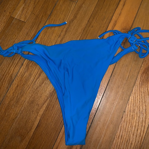 Very Cheeky Blue Bikini Bottoms - Picture 2 of 3